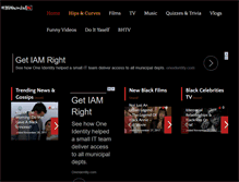 Tablet Screenshot of afrotainmenttv.com
